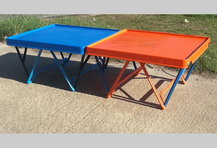 ismasan Plastik Pazar Masası - Plastik Ayaklı